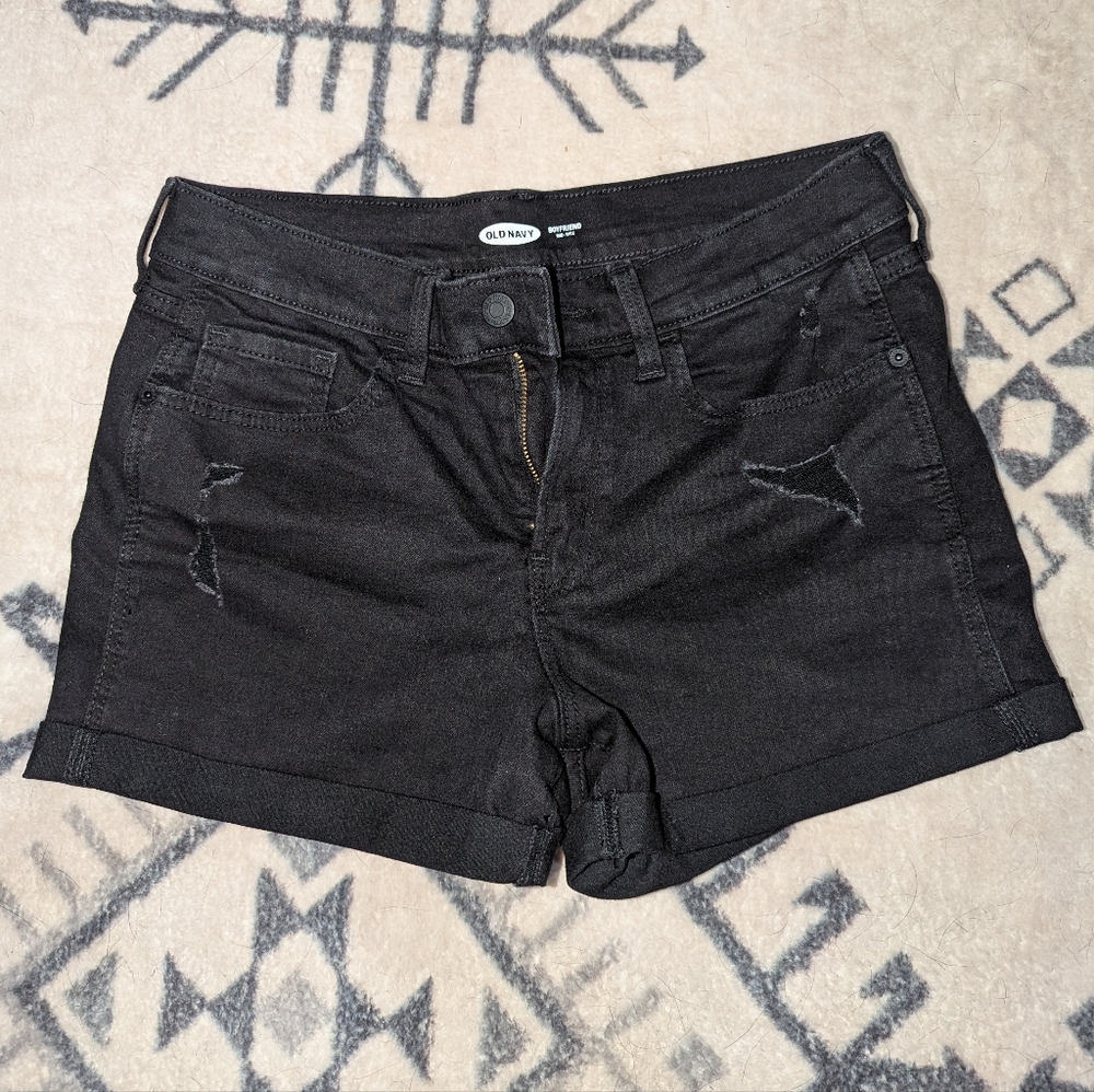 Old Navy black jean shorts